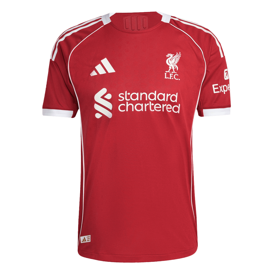 M.SALAH #11 Liverpool Home Soccer Jersey 2025/26 Player Version