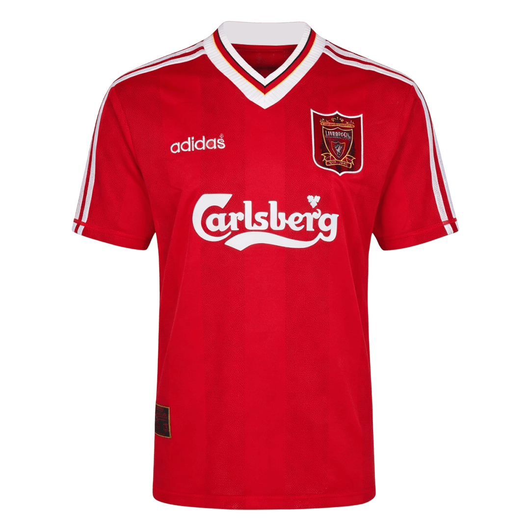 Retro 1995/96 Liverpool Home Soccer Jersey
