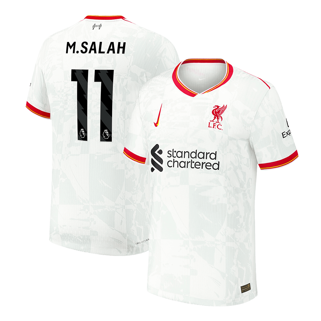 M.SALAH #11 Liverpool Third Away Soccer Jersey Player Version