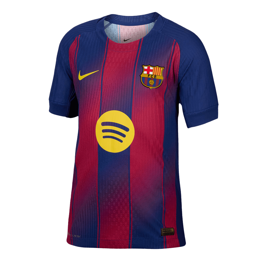 LAMINE YAMAL #10 Barcelona Home Soccer Jersey 2025/26 Player Version