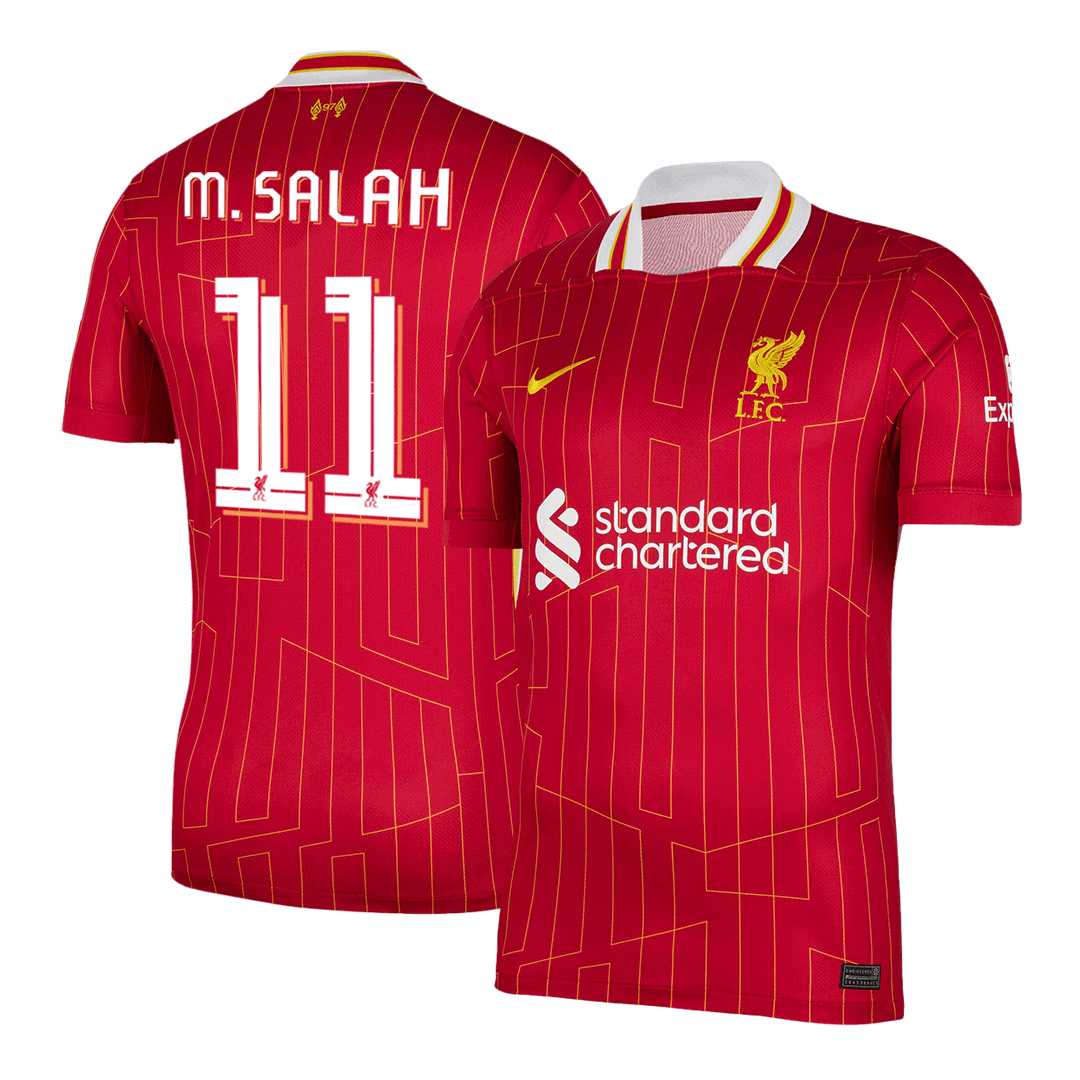 M.SALAH #11 Liverpool Home Soccer Jersey -UCL