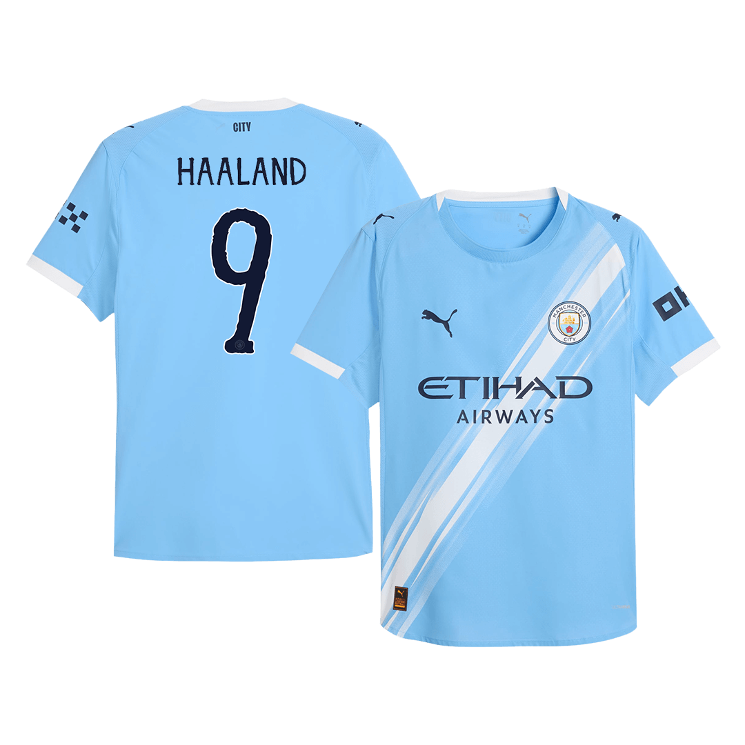 HAALAND #9 Manchester City Home Soccer Jersey 2025/26 - Club World Cup Player Version