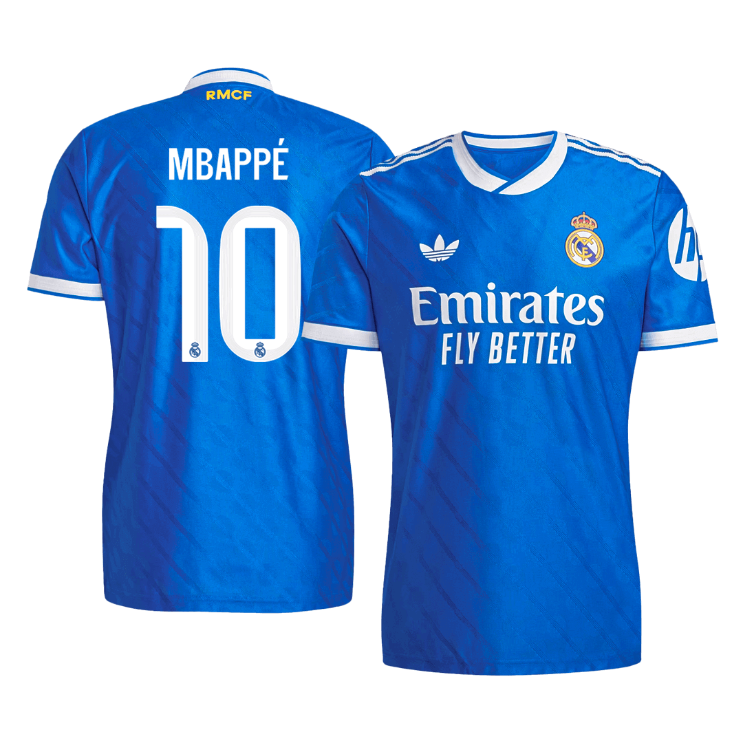 MBAPPÉ #10 Real Madrid Third Away Soccer Jersey 2025/26 Player Version
