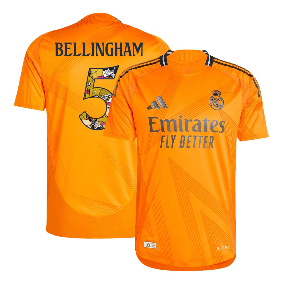 BELLINGHAM #5 Real Madrid Away Soccer Jersey Player Version