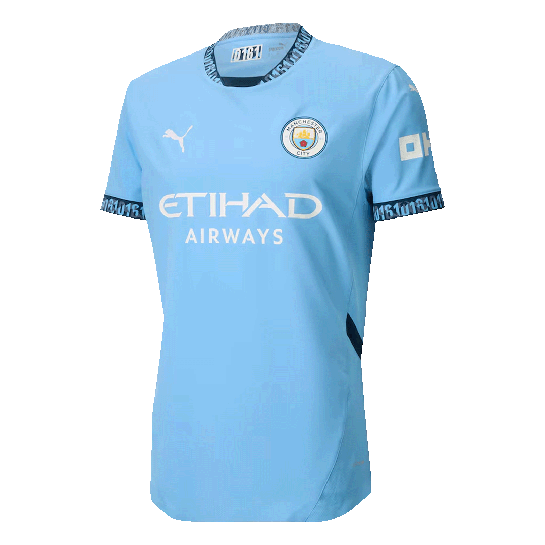 HAALAND #9 Manchester City Home Soccer Jersey Player Version