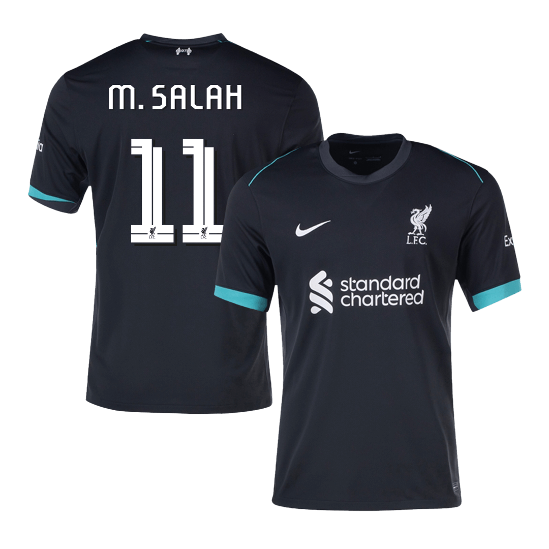 M.SALAH #11 Liverpool Away Soccer Jersey -UCL