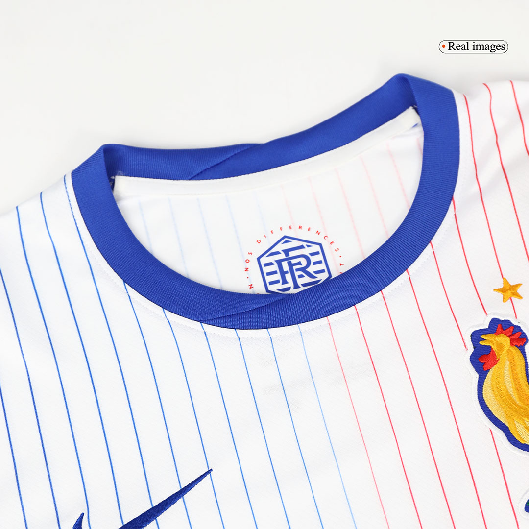 Authentic MBAPPE #10 France Away Soccer Jersey Euro